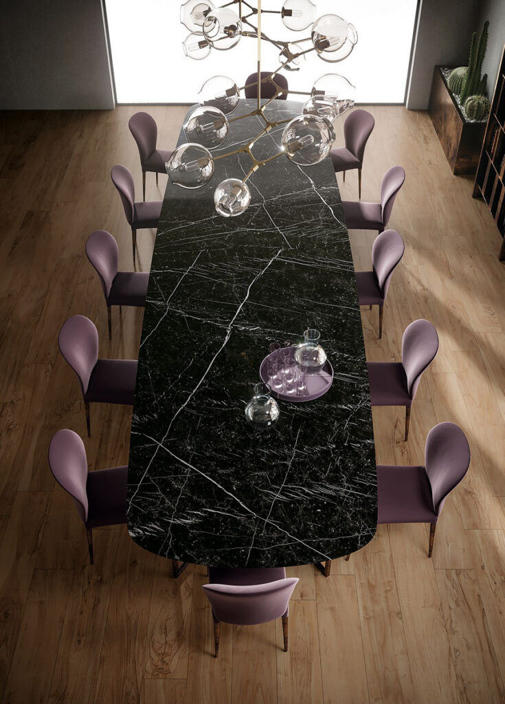 Black Marquina | Engineered Marble Black Marquina 1