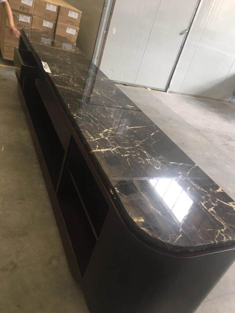 Marble Stone Desk | Black Marble Desk Top