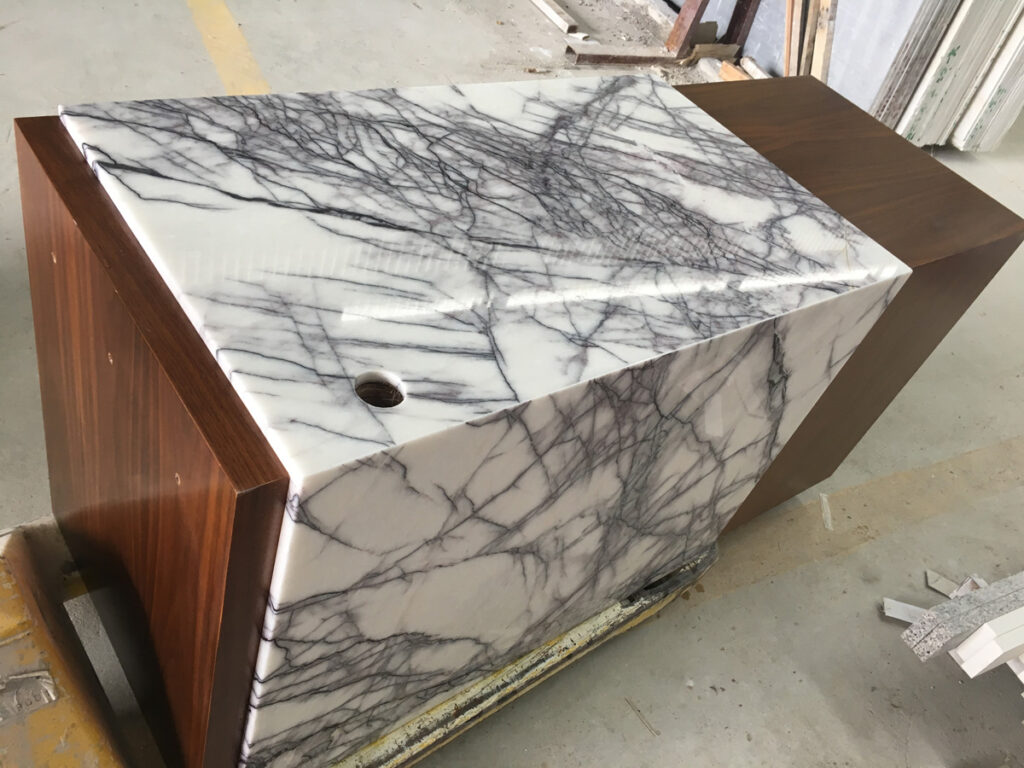 Marble Stone Desk | Natural Marble Cabinet